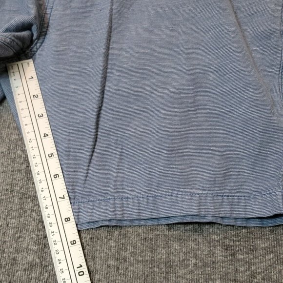 Volcom Shorts Mens 38 Blue Cotton Linen Blend Chino - Picture 4 of 11